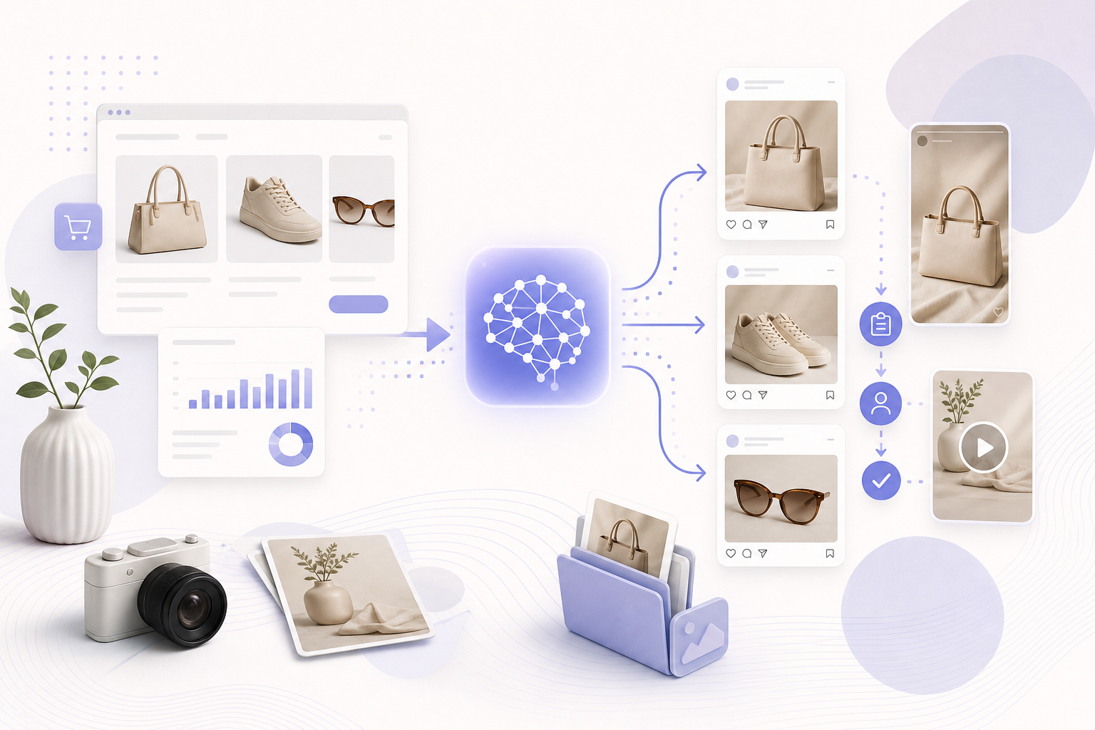 KI für Creator-Briefings und UGC-Workflows: Wie E-Commerce-Teams Shop, Social Media und Freigaben sauber verbinden