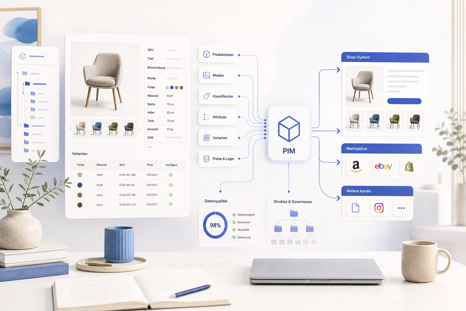 PIM im E-Commerce: Wann Produktdaten nicht mehr ins Shopsystem gehören