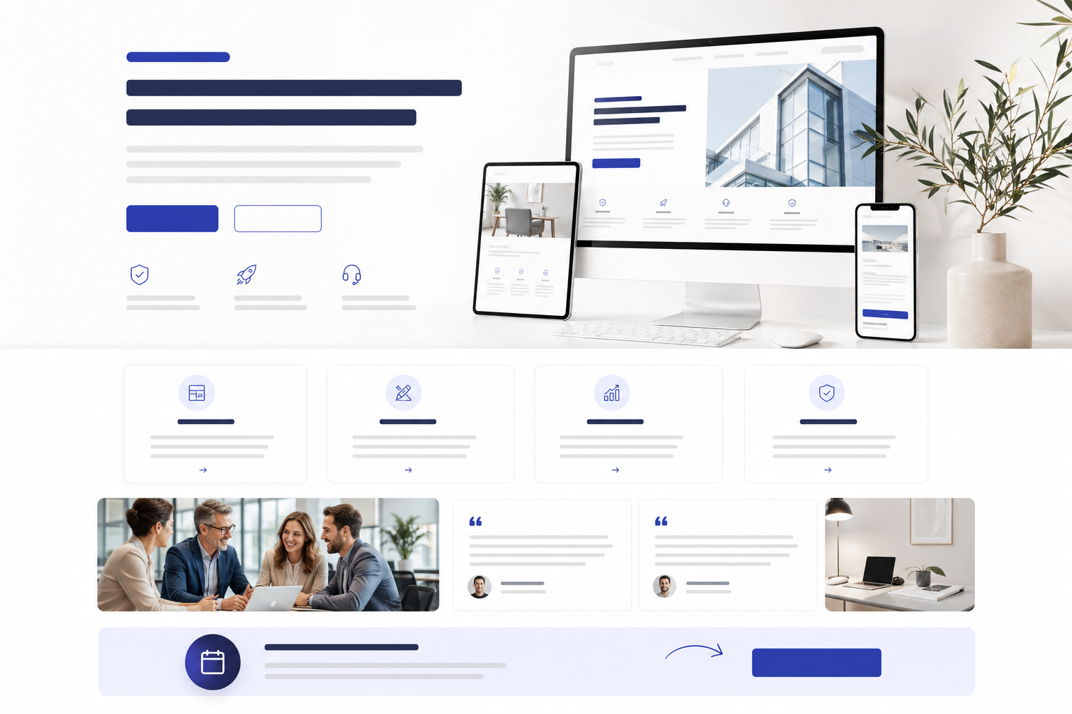 Webdesign Nürnberg Illustration für klare Websites, Struktur und Nutzerführung