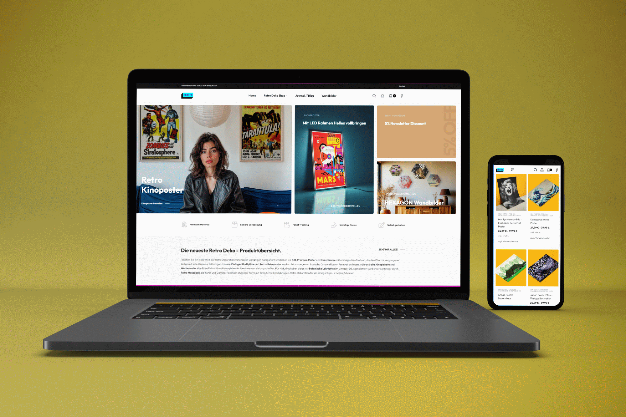 Onlineshop – retro-deko.de